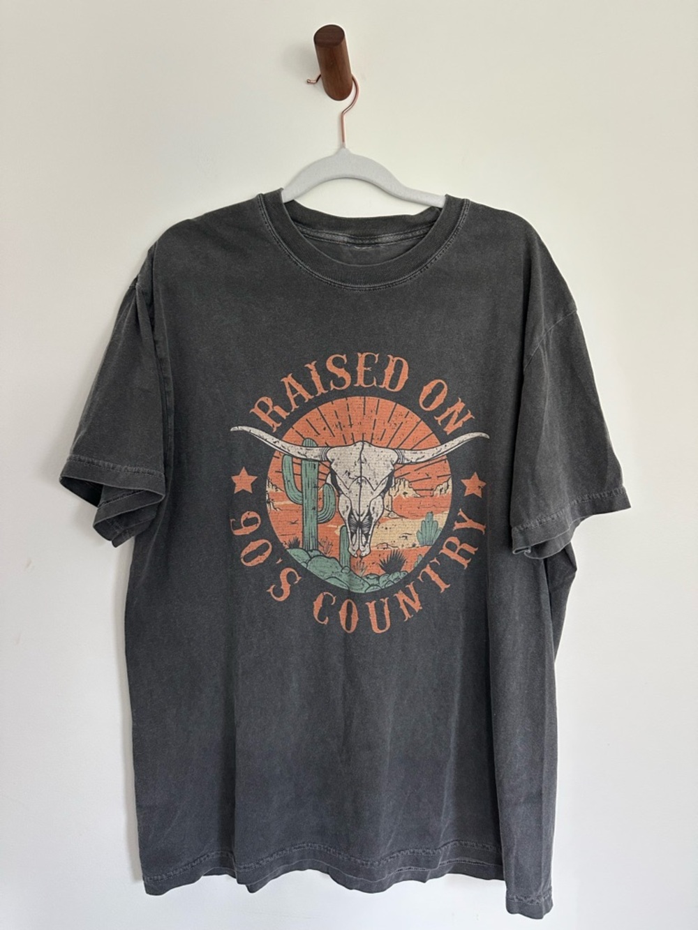 Short-Sleeve 'Raised On 90s Country' Graphic Tee